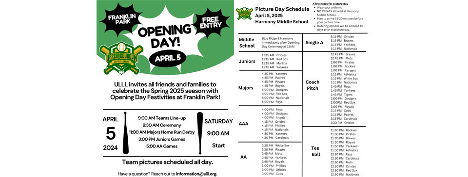 2025 Upper Loudoun Opening Day