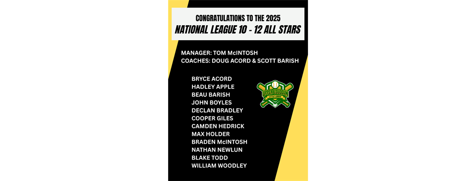 2025 ULLL Little League All Stars - National League